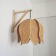 Vintage raffia flower pendant lamp