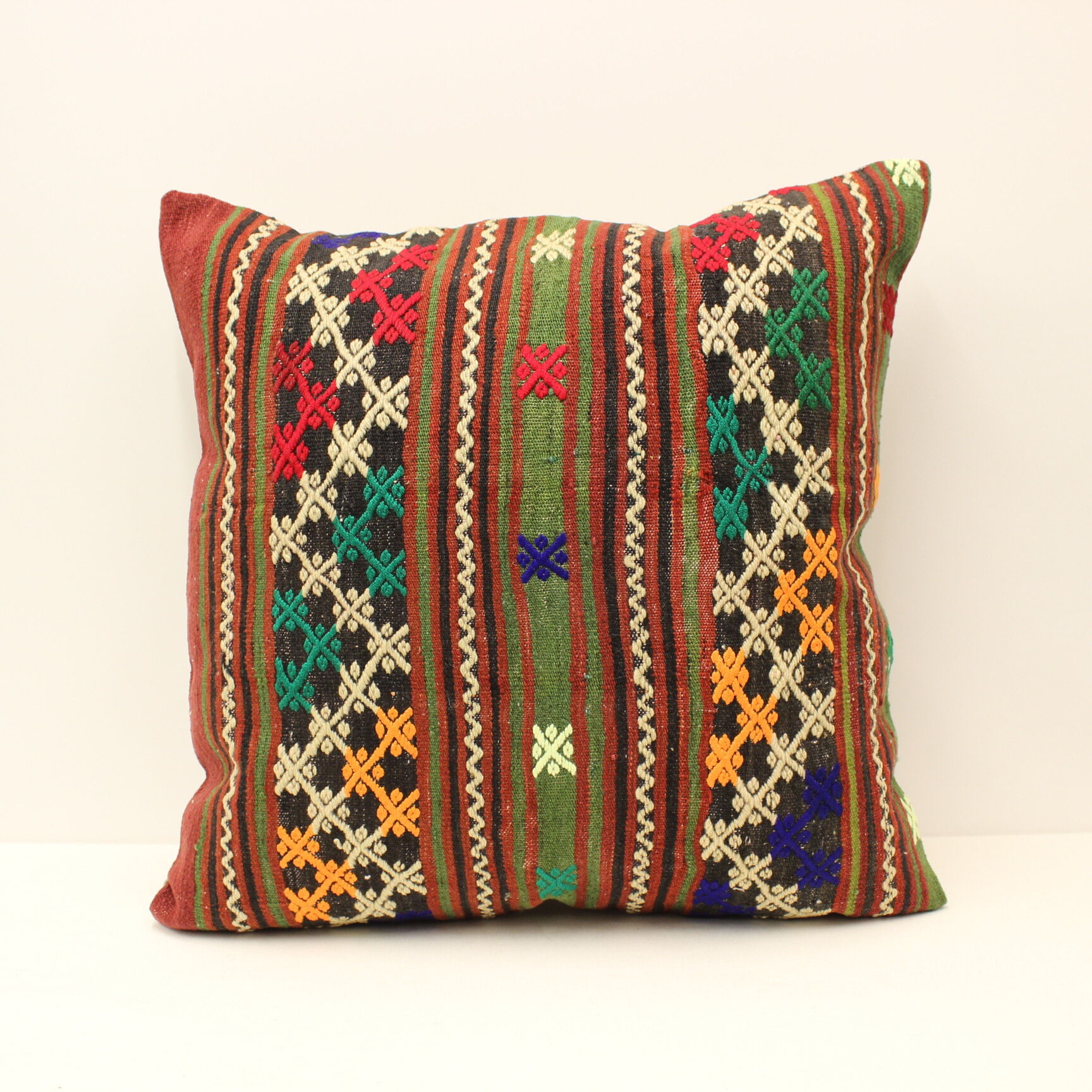 60x60 cm Kilim Cushion,Vintage Cushion Cover