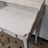 Old vintage wooden dressing table