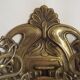 Double candle holder piano wall light in bronze 4874