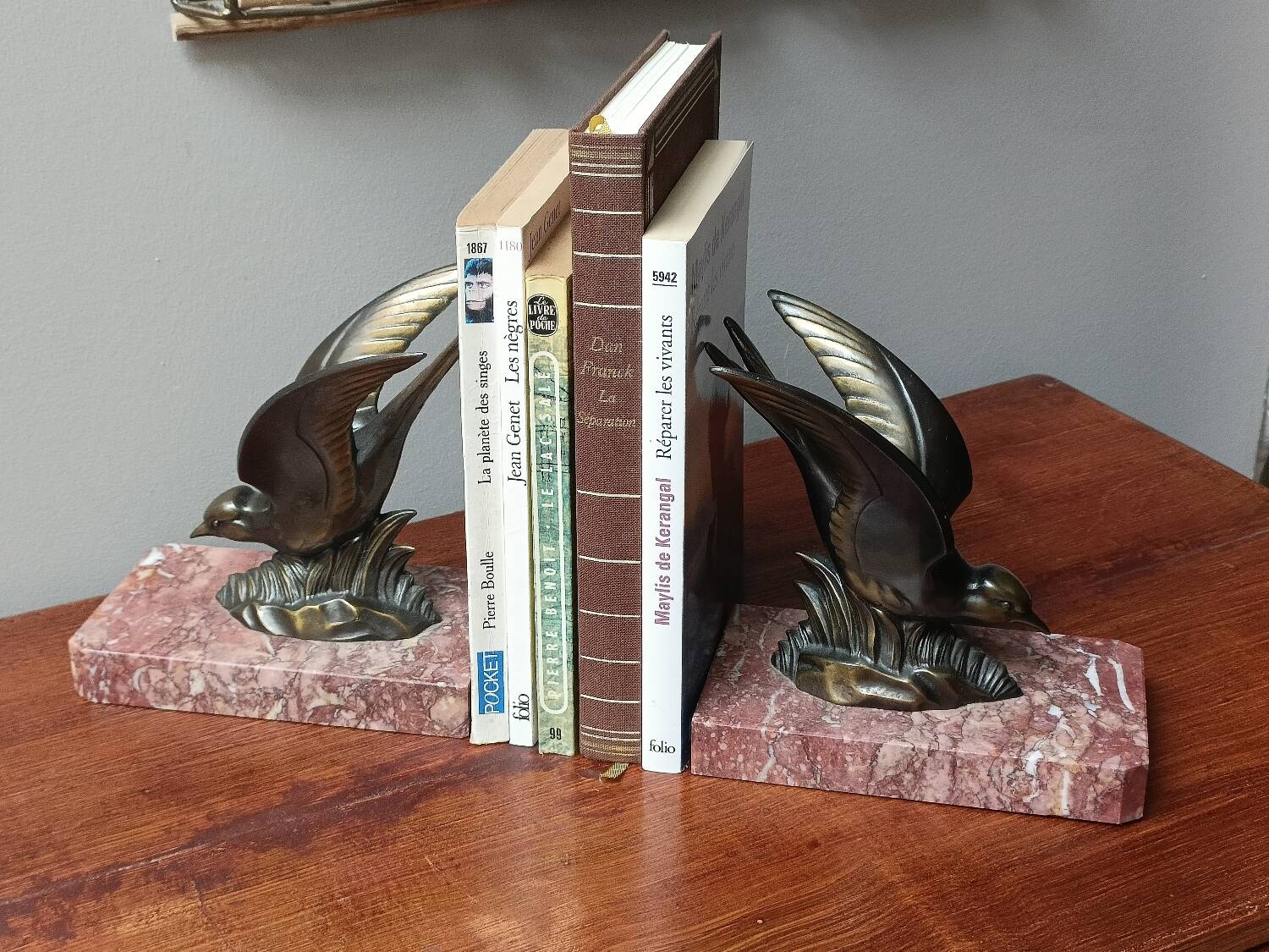 Art Deco Bird Bookends