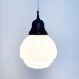 Opaline pendant light 1930s