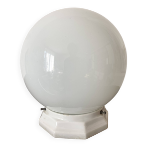 Plafonnier art déco - opaline