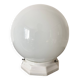 Art Deco ceiling light in opaline and ceramic