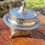 Moroccan silver plated serving dish