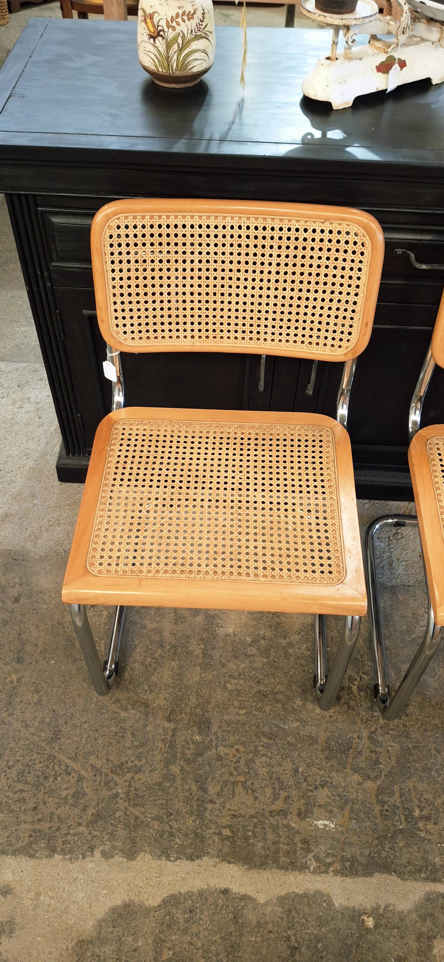 Chaises Marcel Breuer Cesca B 32