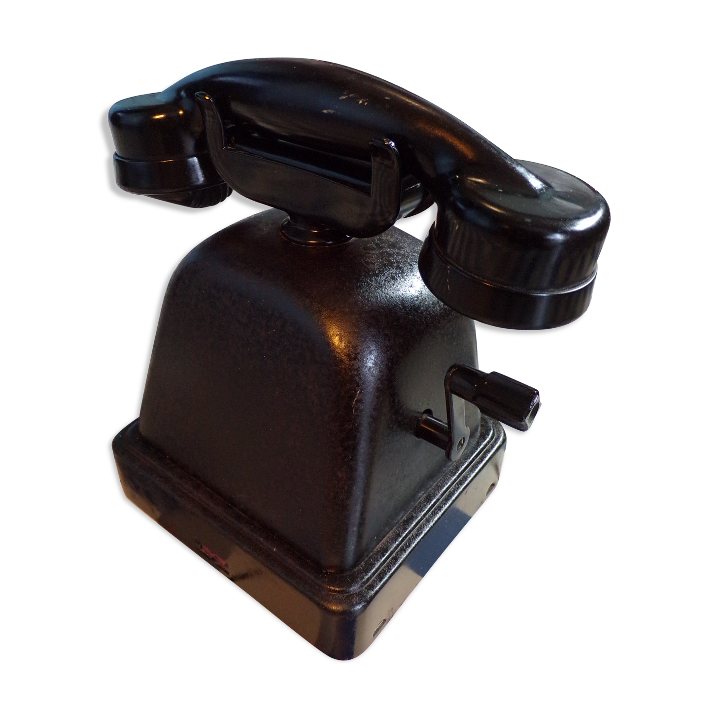 1930 metal crank telephone
