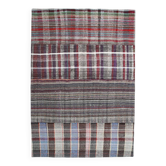 Turkish Vintage Anatolian Kilim Carpet, Colorful Boho Decor, 226x325 Cm