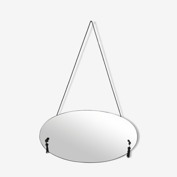 Oval mirror pompom and former link