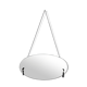 Oval mirror pompom and former link