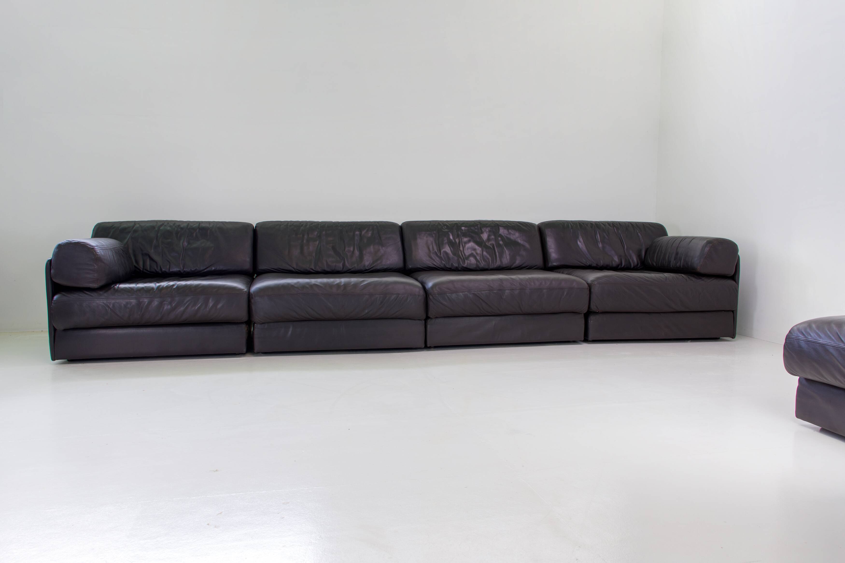 De Sede DS-76 – modular leather sofa (5 elements)
