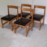 Lot de quatre chaises