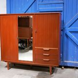 Vintage teak wardrobe