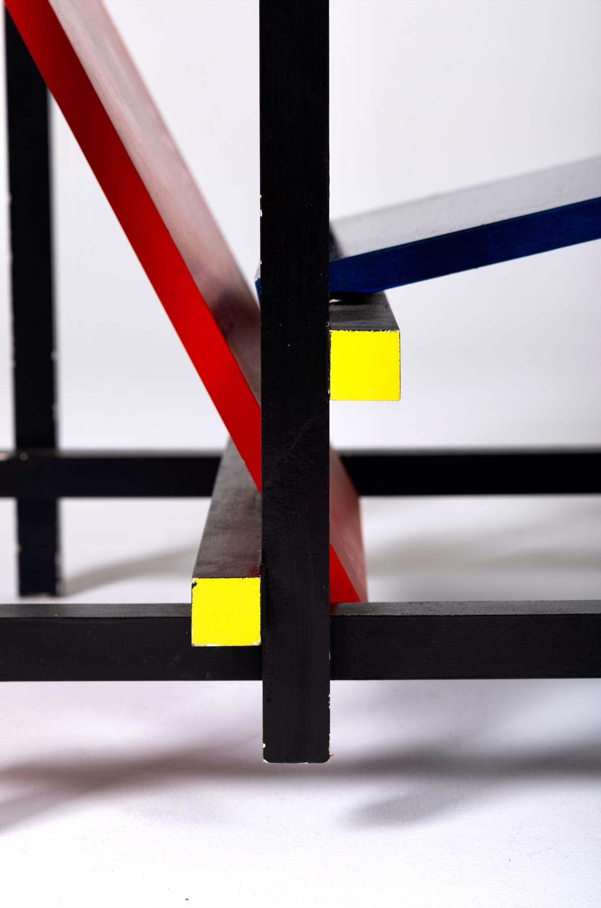 Armchair "Rouge Bleu" Bauhaus spirit, 1970s