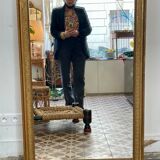 Old gilded wood mirror 115x74cm