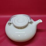 Large white porcelain teapot by Carl Gustaf Jahnsson