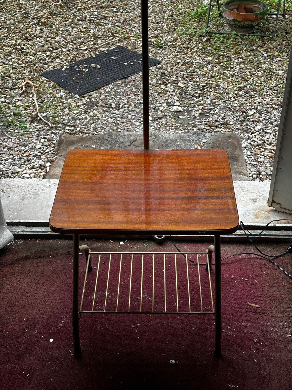 Mid-century reading floor lamp
