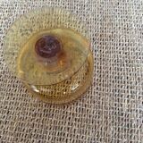 Bubbled glass bowl