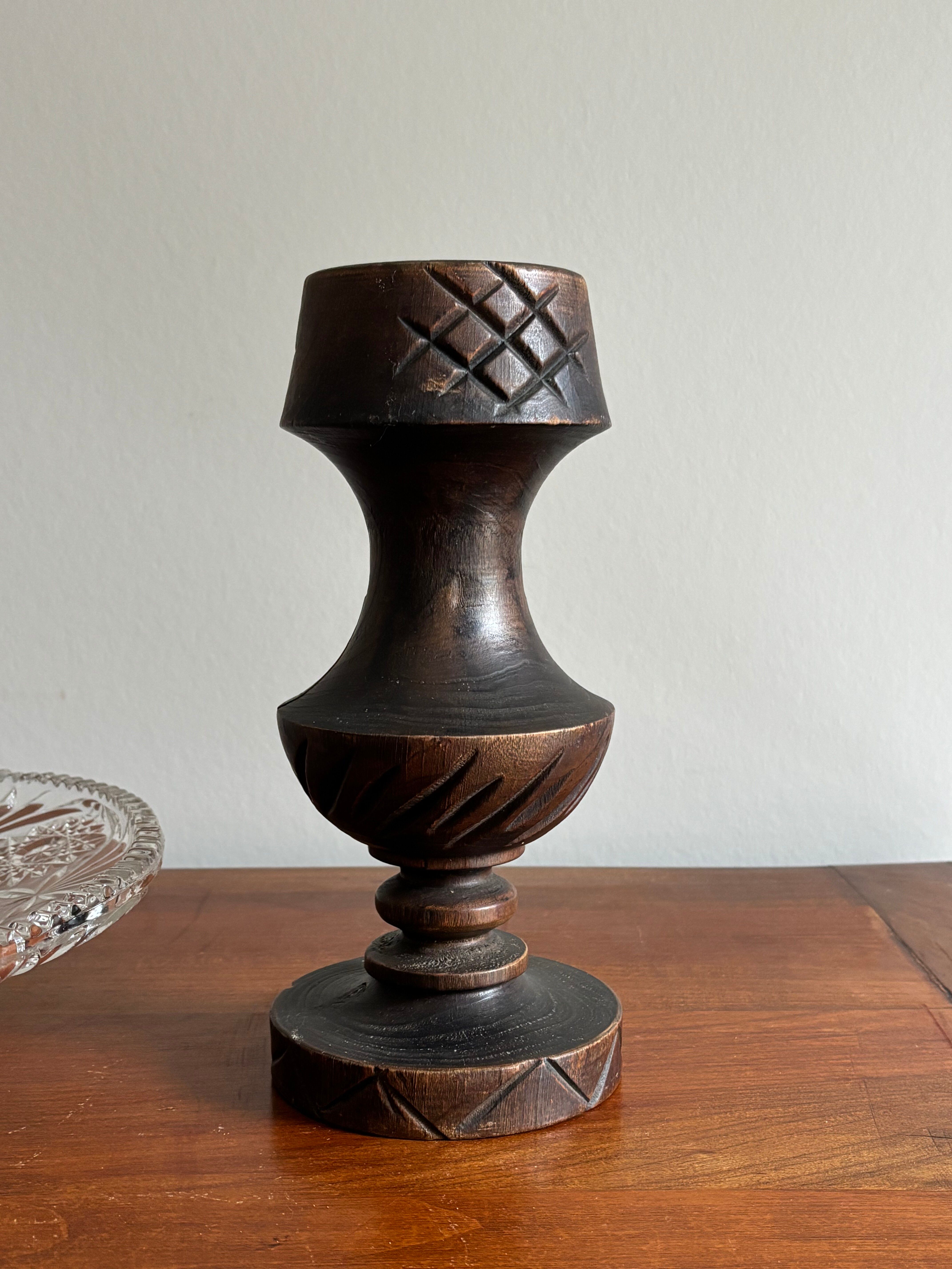 Bougeoirs en bois