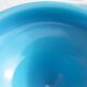 Blue candlestick opaline