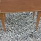 Vintage pair of bedside tables from the 1950s in sycamore and a mirror.