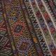Vintage Turkish Oushak Rug Handwoven 141x356 cm