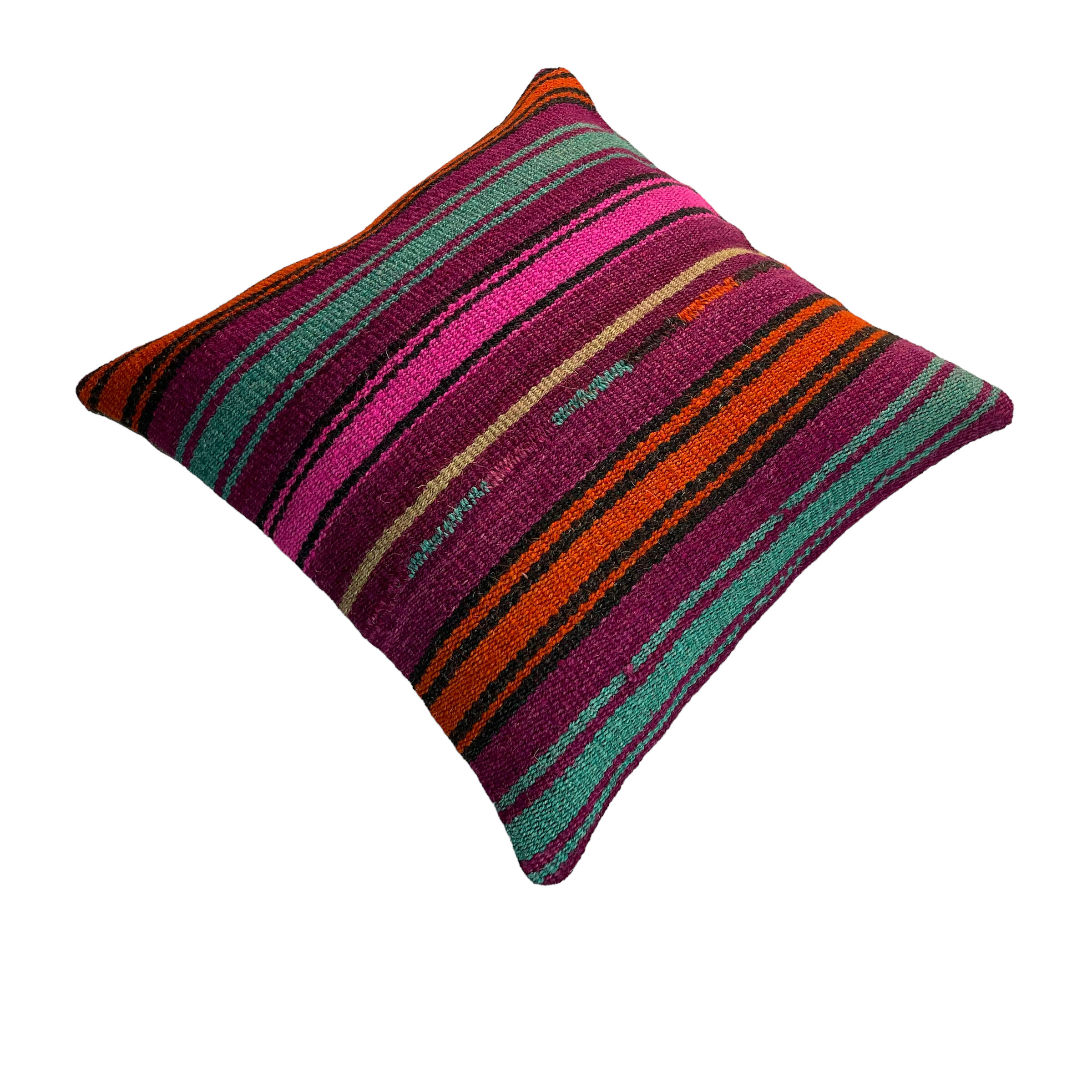 Vintage turkish kilim cushion cover 40 x 40 cm