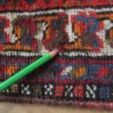 Persian rug vintage wool 300 x 200 cm