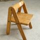 Pierre Grosjean's pine children's chair, Belgium, 1970