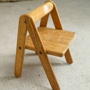 Pierre Grosjean's pine children's chair, Belgium, 1970