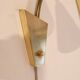 Pair of wall lamps brass 1960