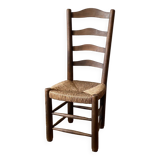 Rustic straw chair