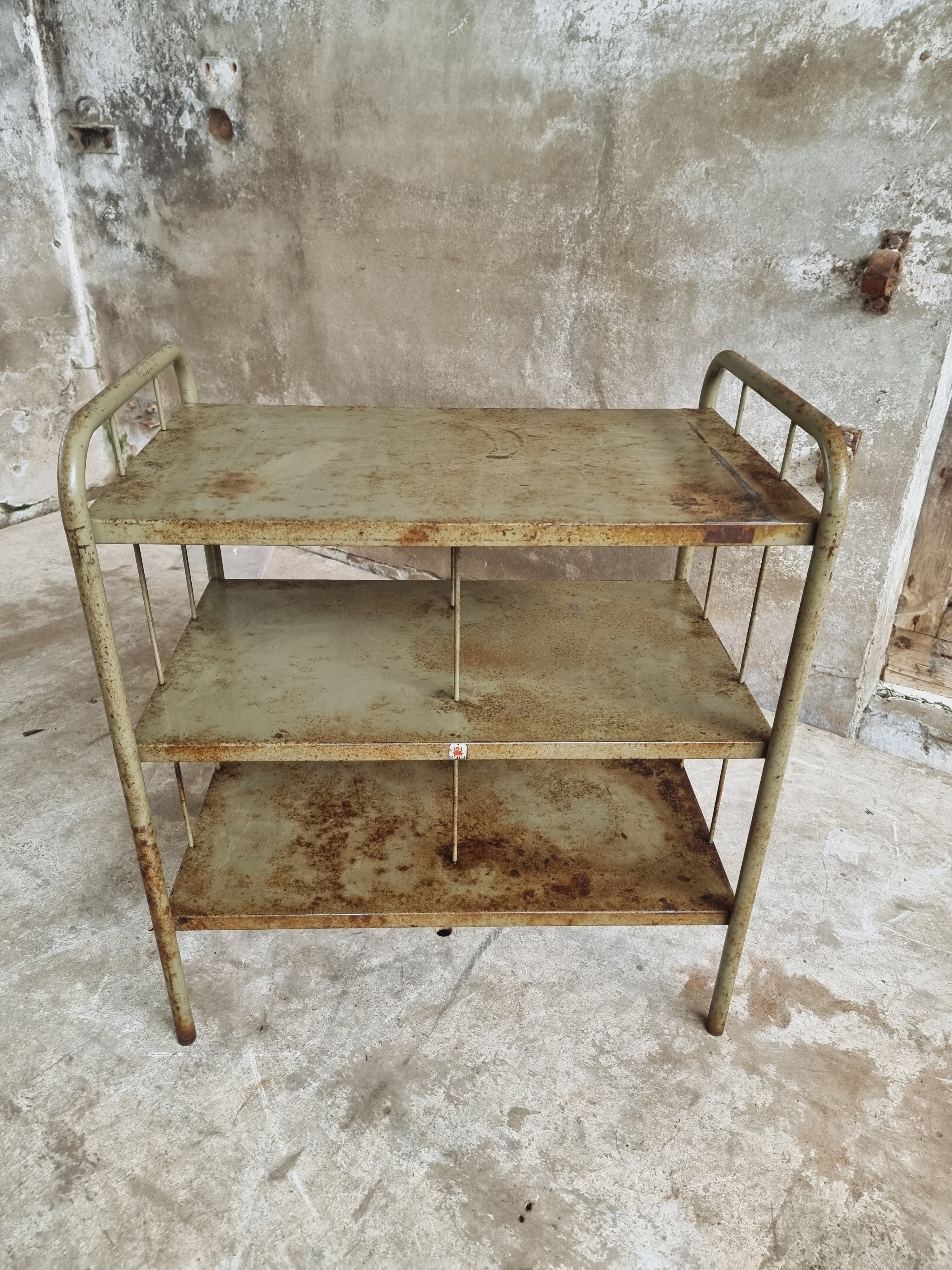Industrial sidetable shelving rack bathroom furniture