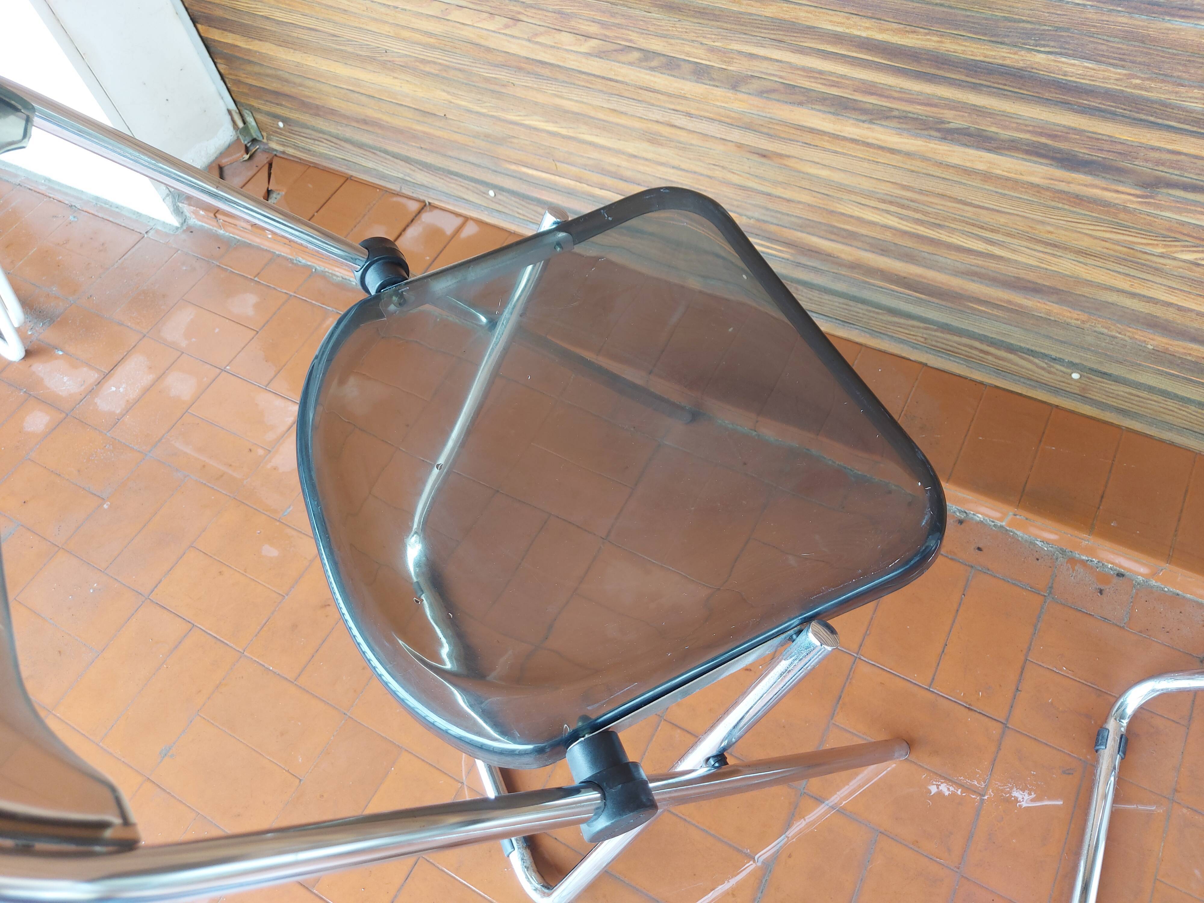 2 folding chairs in plexi , Itialienne , 2inn in Lissone