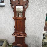 free-standing locker room in solid oak 1900