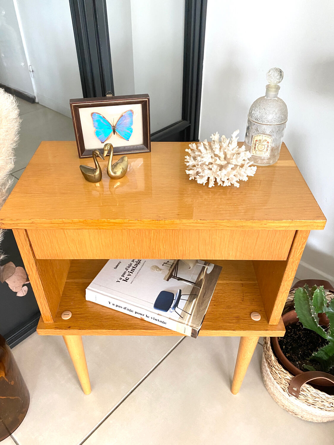 Table de chevet vintage