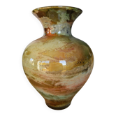 Large Art Vase Lacquered on Glass Jean-Noël Bouillet