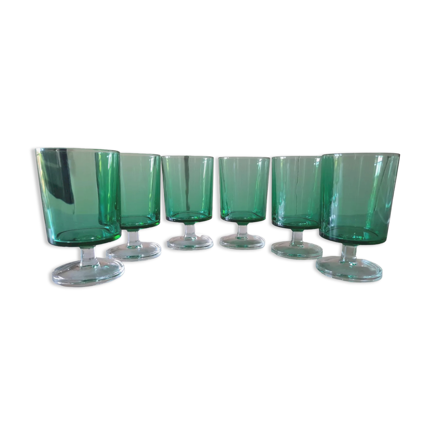 Set of 6 vintage glasses