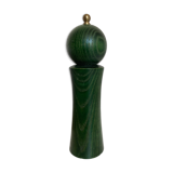 stained wood pepper mill 1970