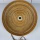 Midcentury Pencil Reed, Rattan, Bamboo and Brass Pendant Hanging Lamp, 1970