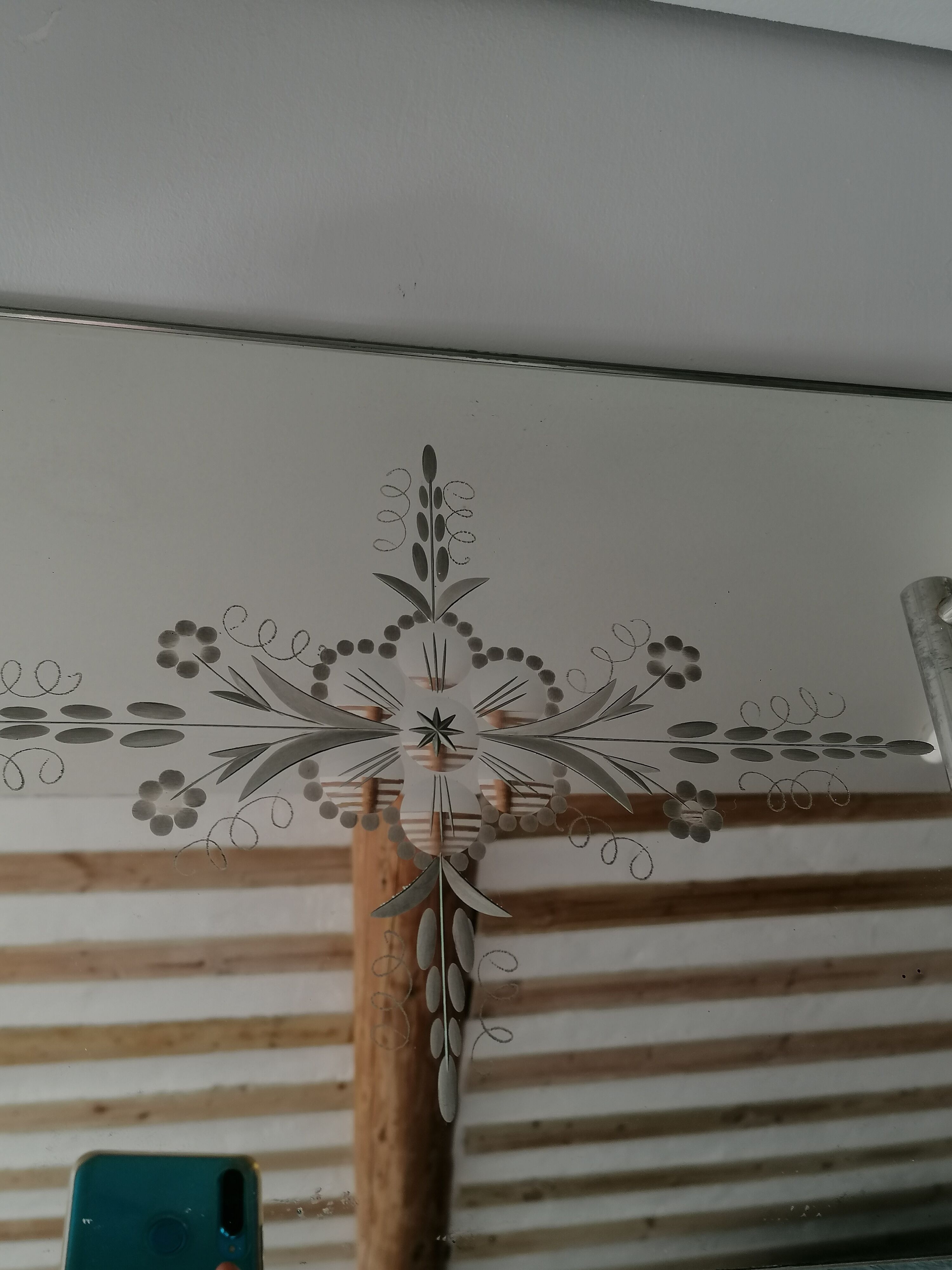 Plateau miroir Art Déco