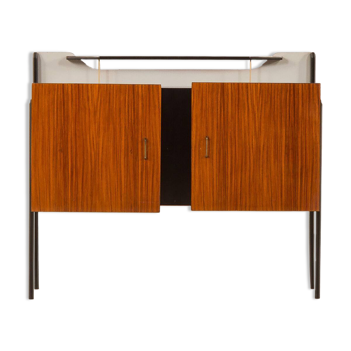 Italian vintage credenza in the style of Vittorio Dassi, 1950s