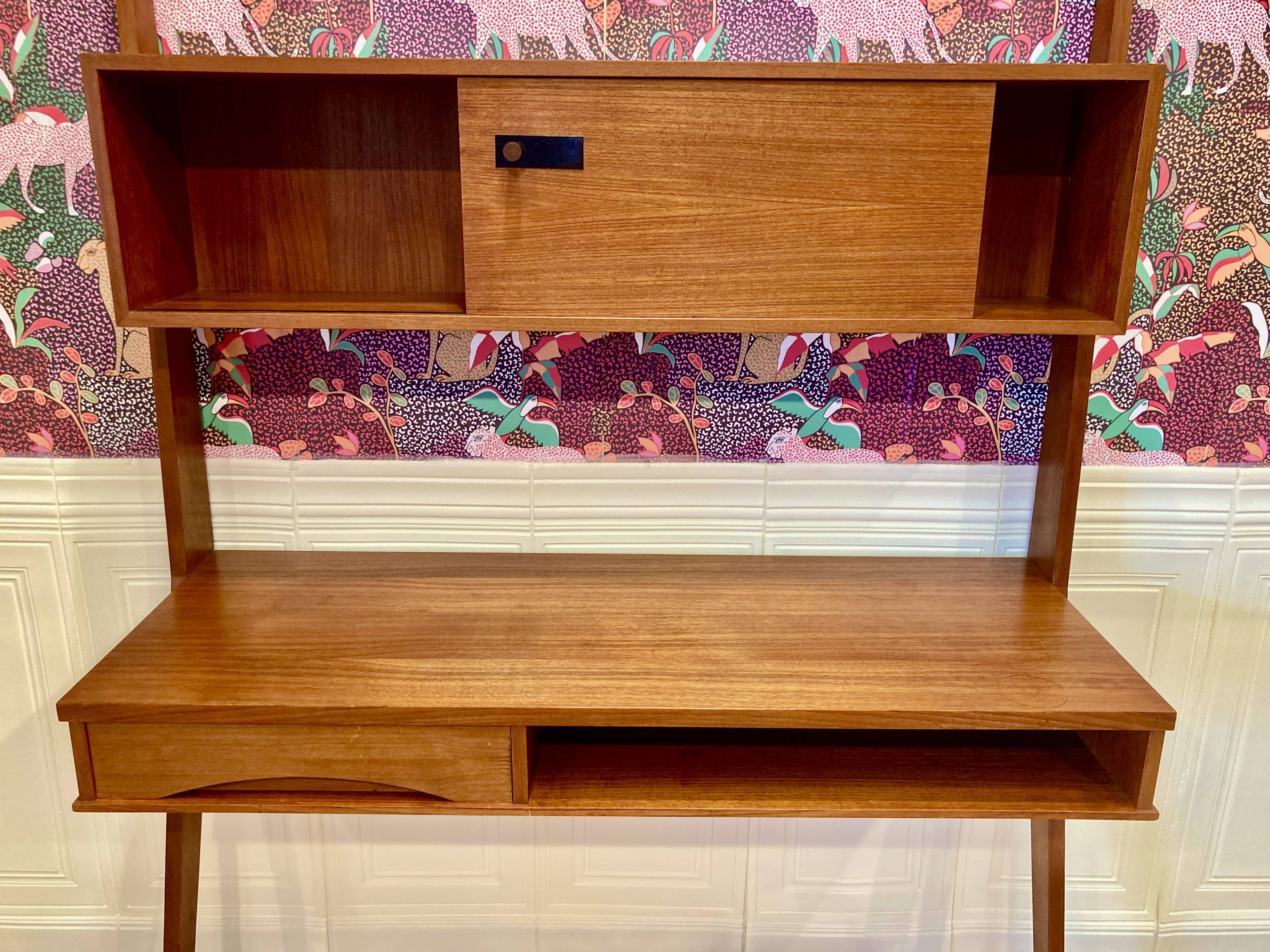 Elegant 1950s Scandinavian design desk.