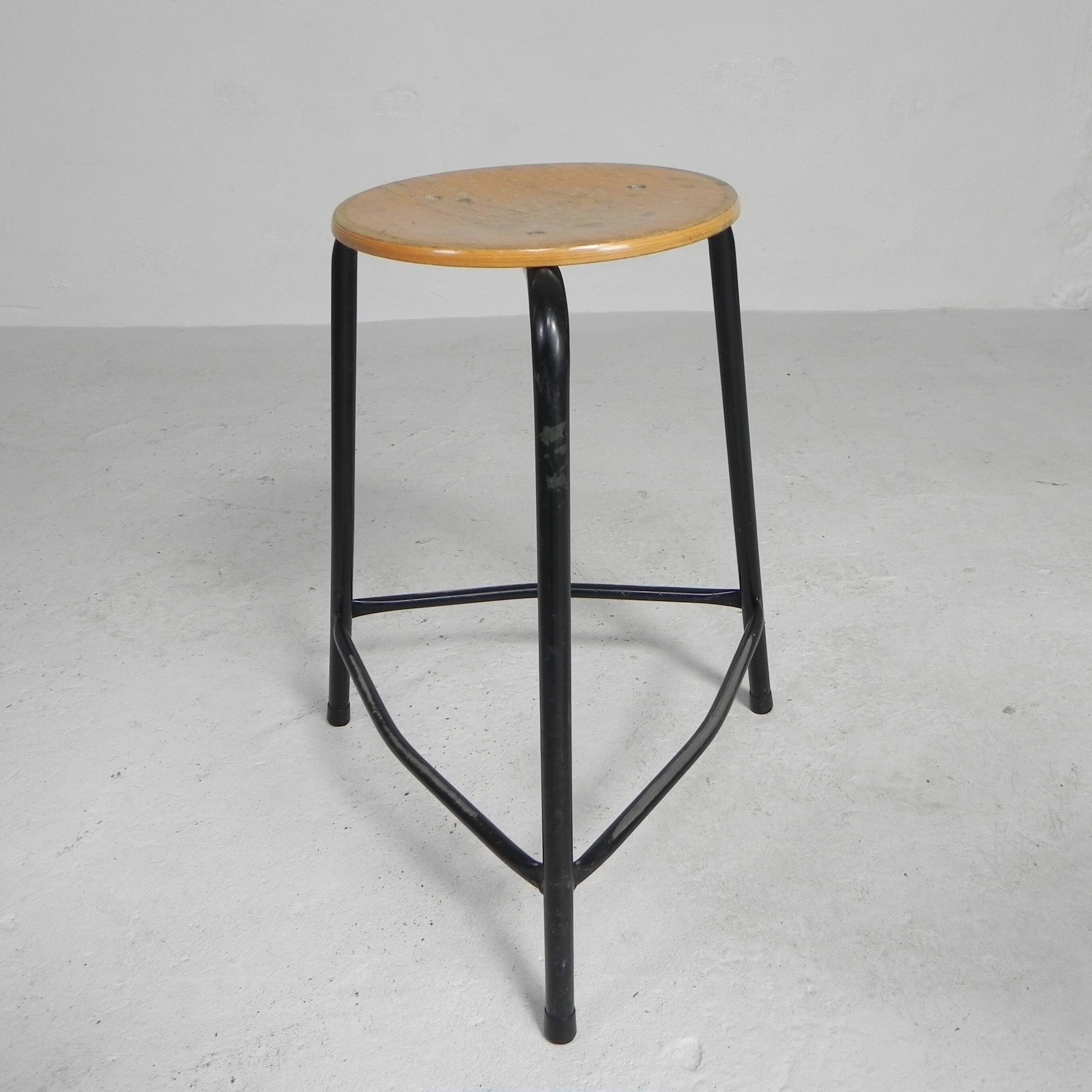 Industrial stackable stool, 59 cm high