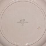 Set de 2 plats vintage Digoin Sarreguemines rose poudré