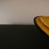 Suspension vintage jaune style Mategot