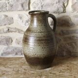 Large pyrite stoneware pitcher Le Cep
