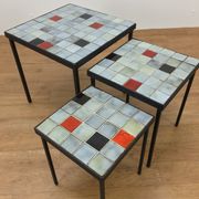 Mado Jolain nesting tables ceramic 1960