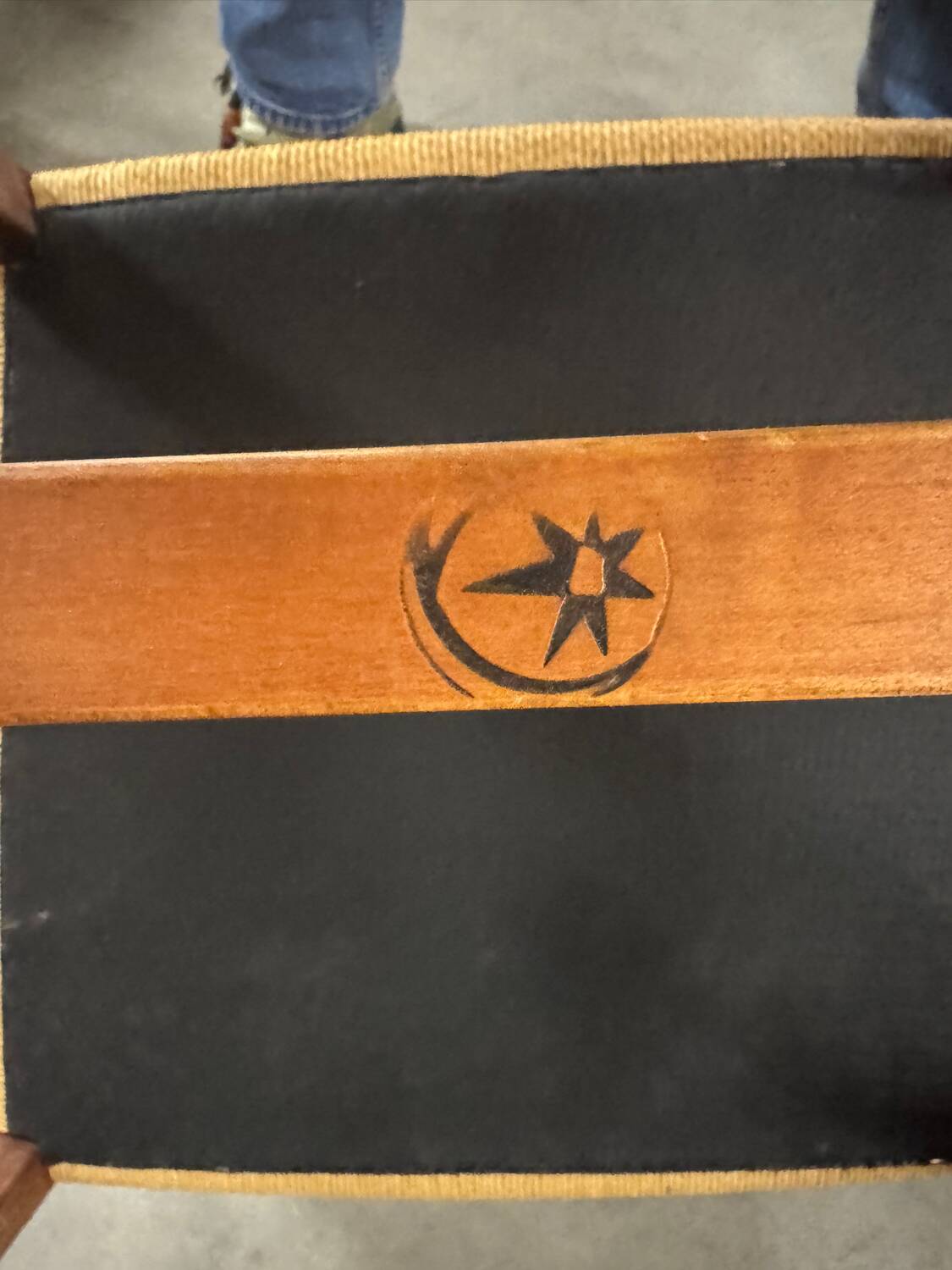 High quality Scandinavian Style Wood and Rope Armchair, 1970s