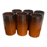 Verres en céramique Vinatge